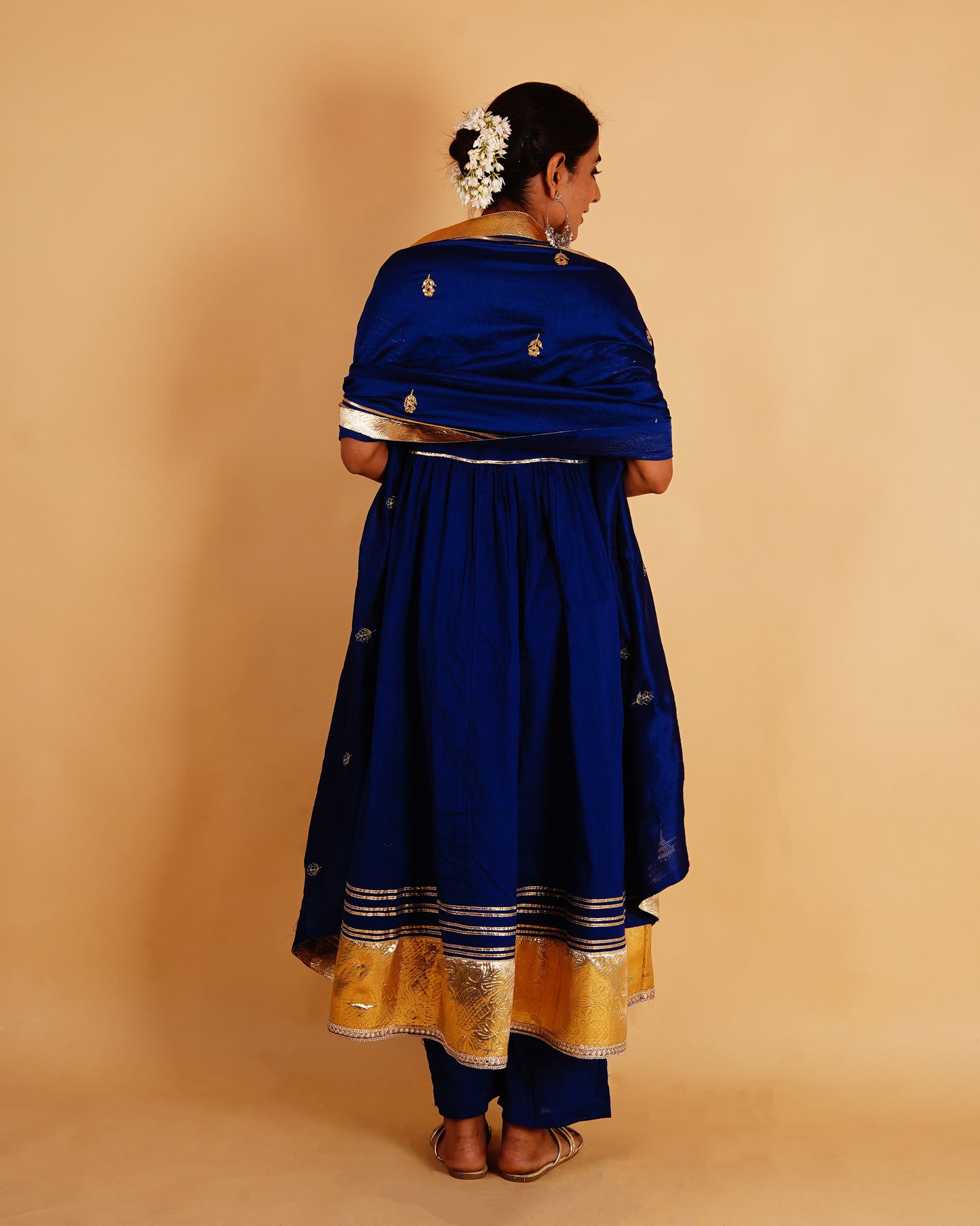 CHAMKEELI ANARKALI SET - BLUE