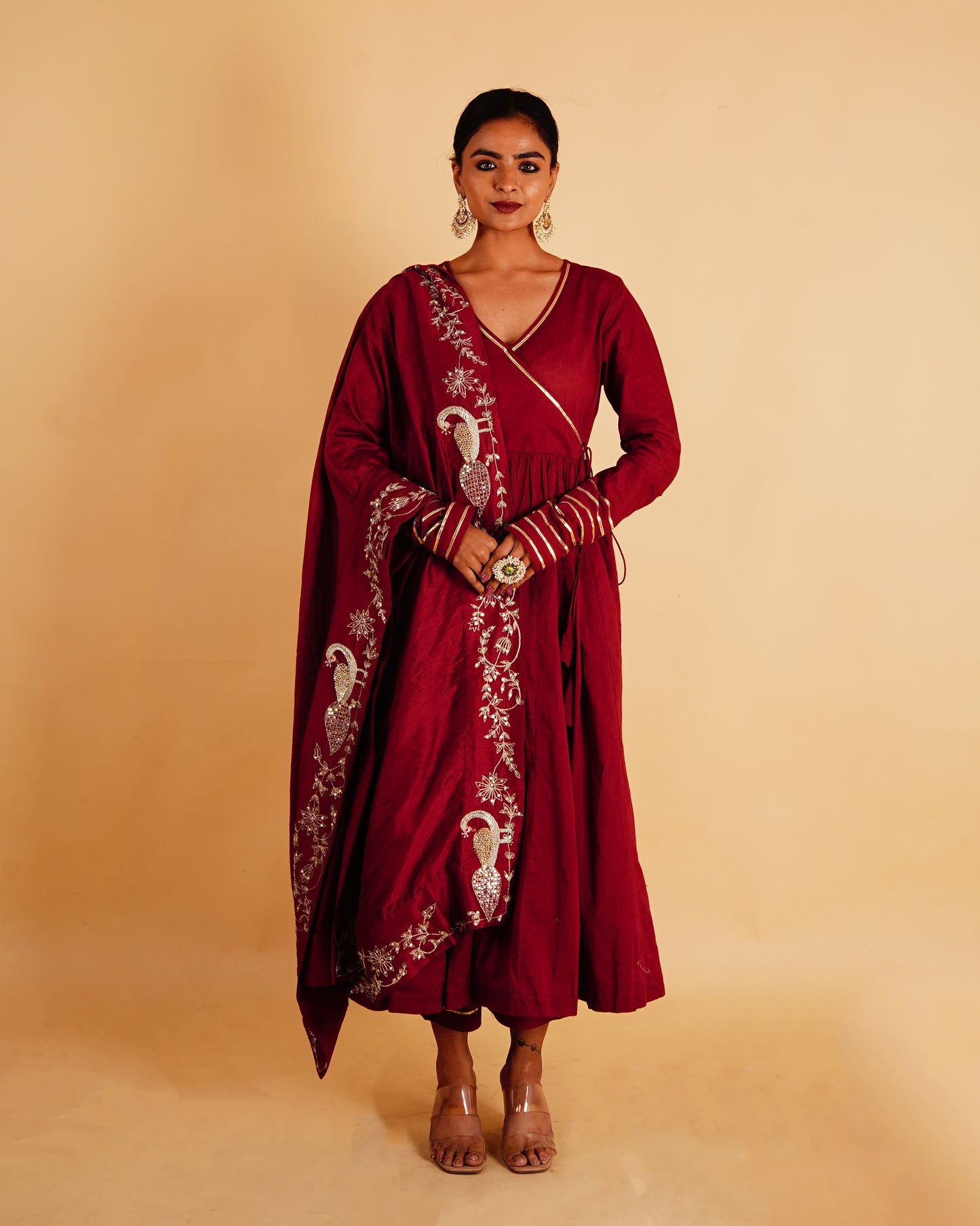 MOR ANARKALI SET - RED