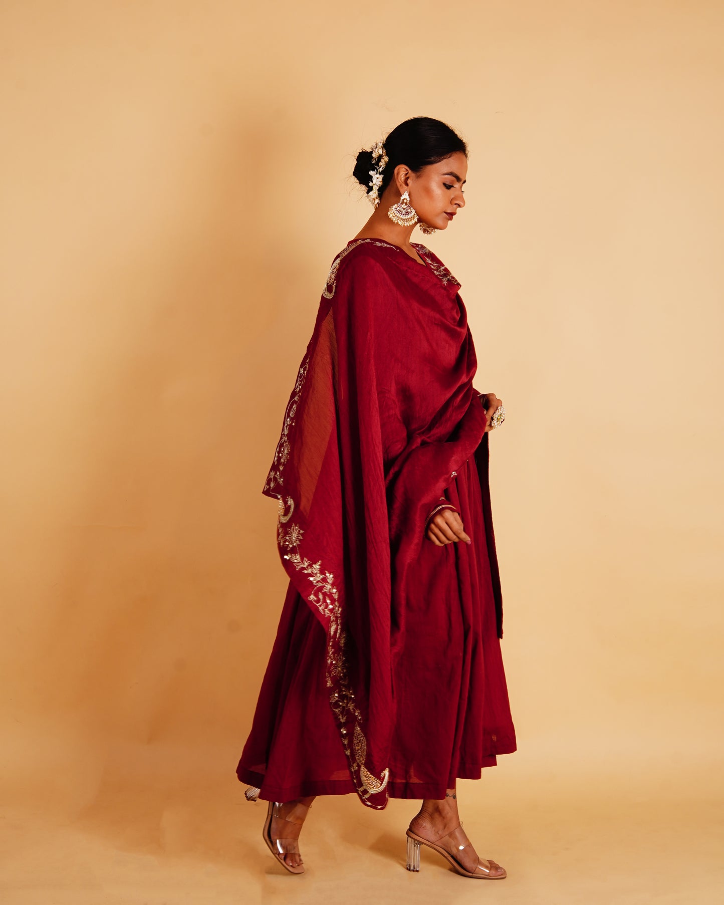 MOR ANARKALI SET - RED