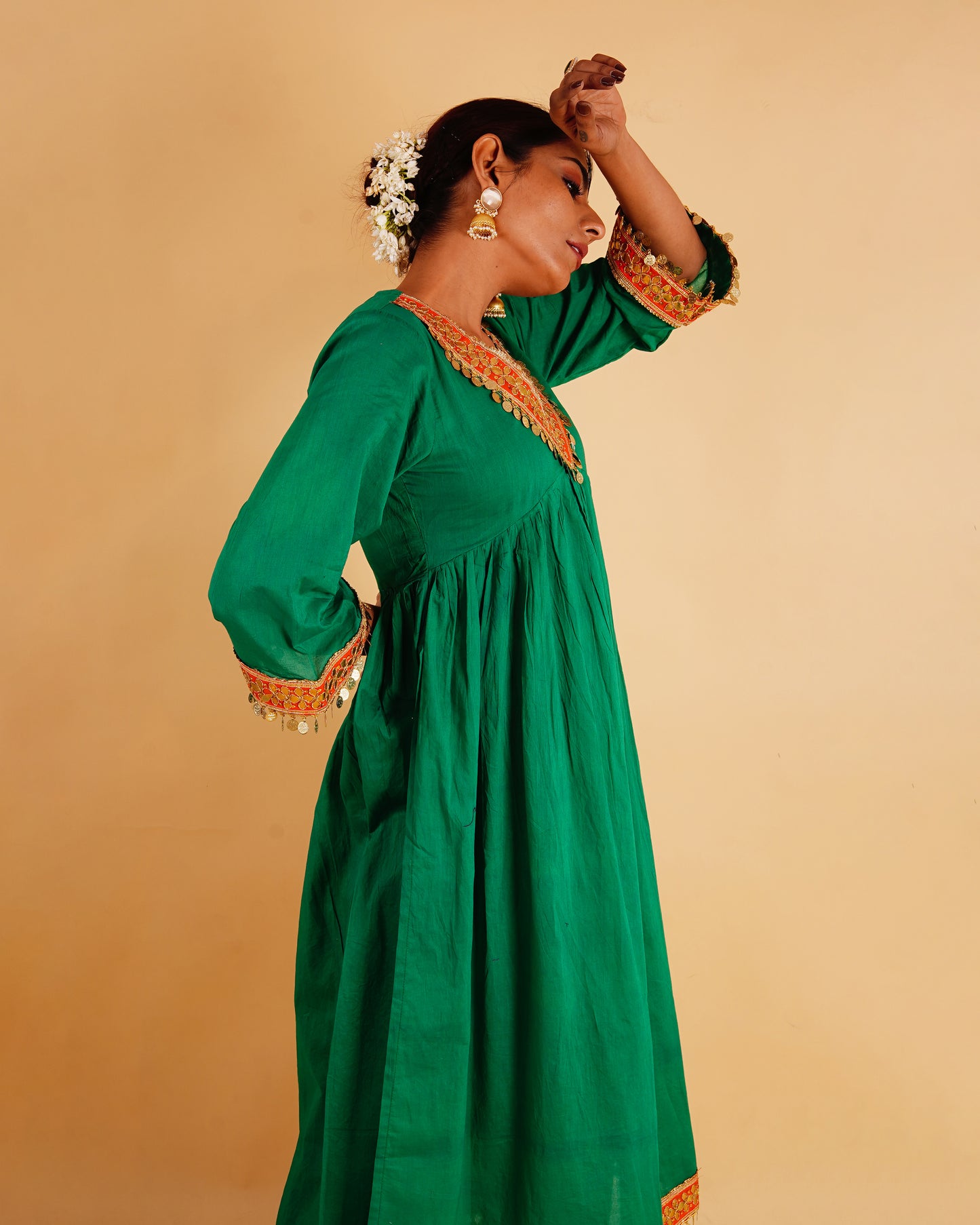 RANGOLI NOOR SET - GREEN