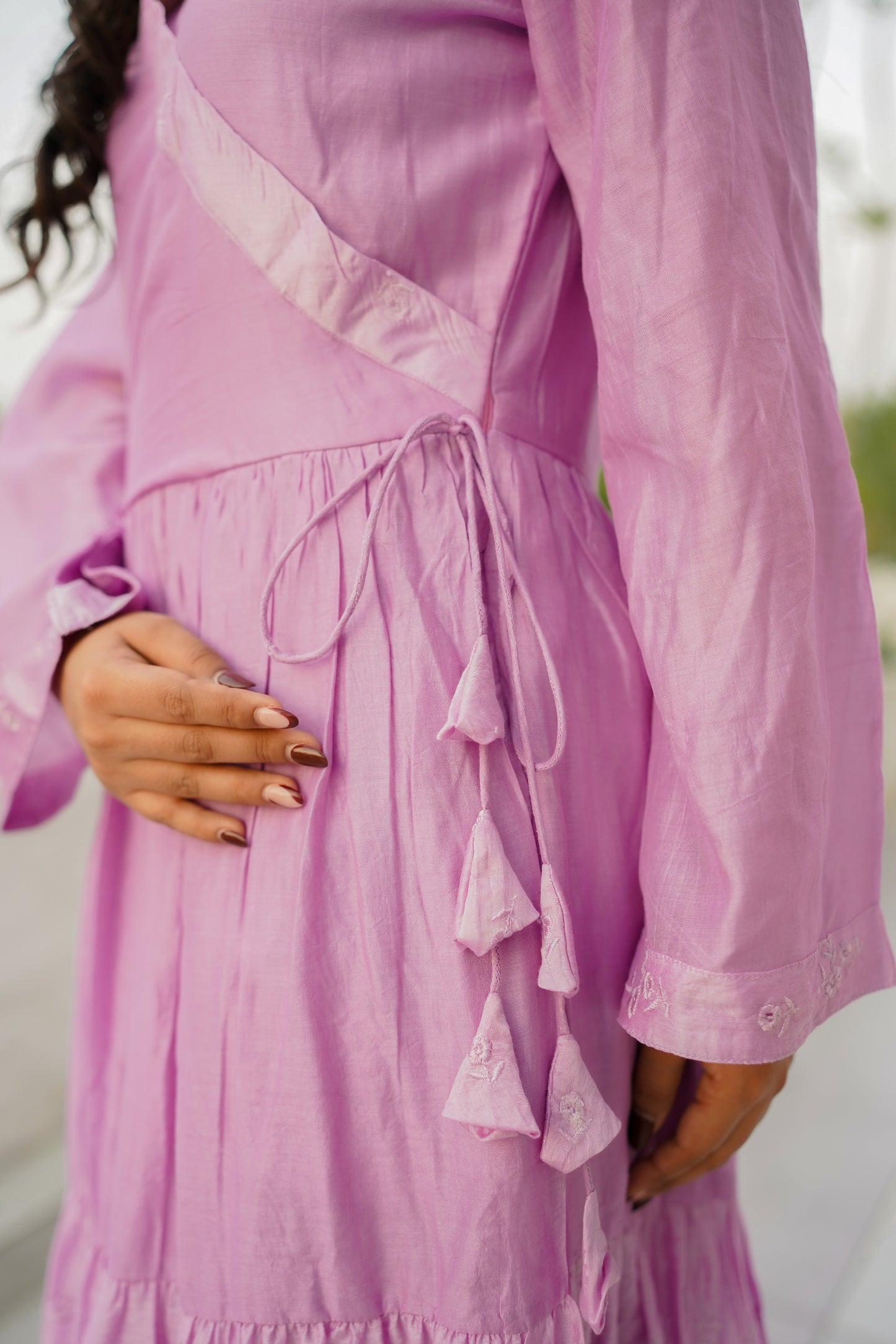 COSMOS TIERED DRESS