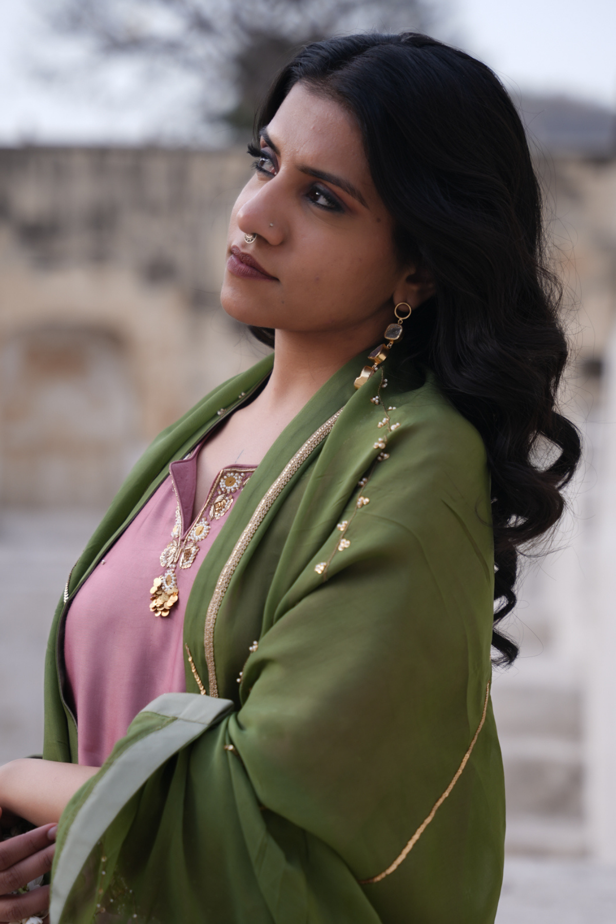 Radha Kurta Set - Pink