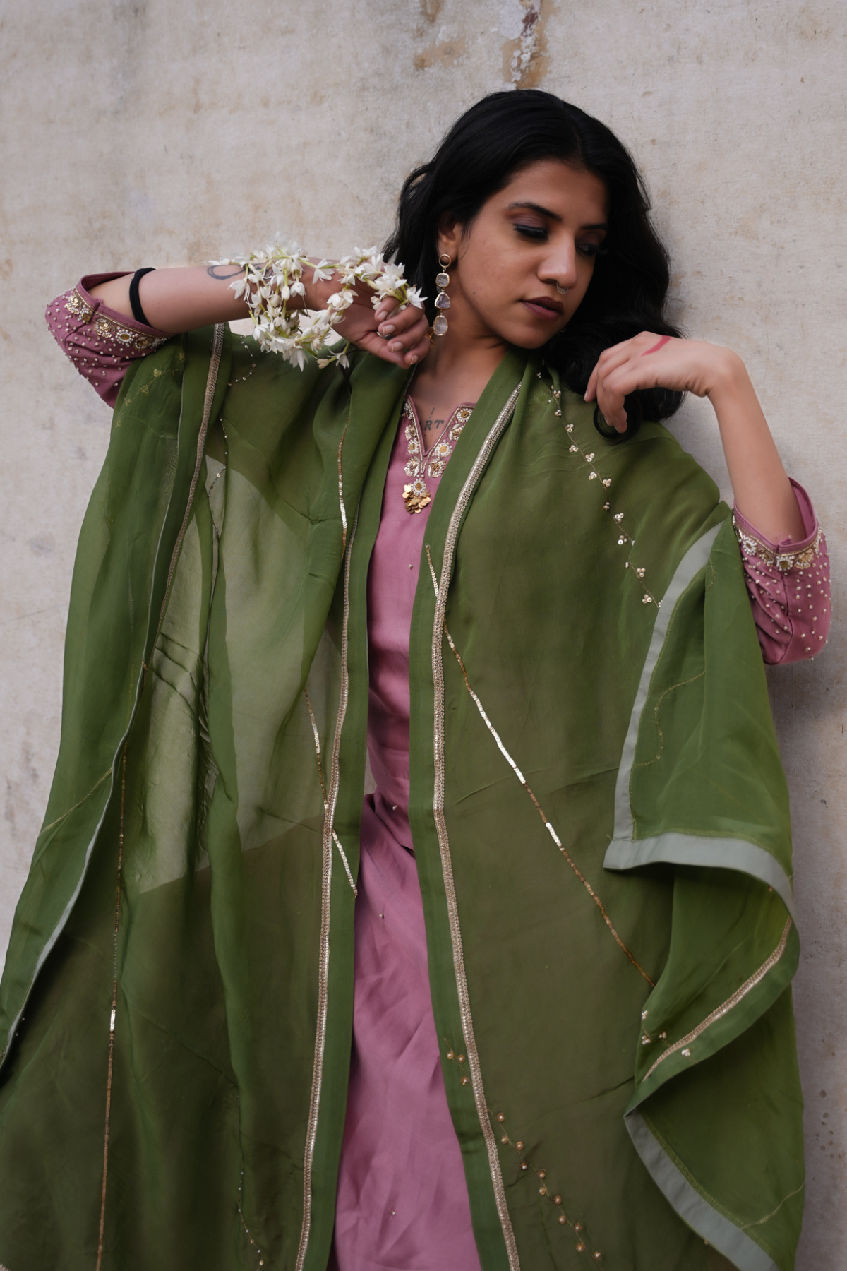 Radha Kurta Set - Pink