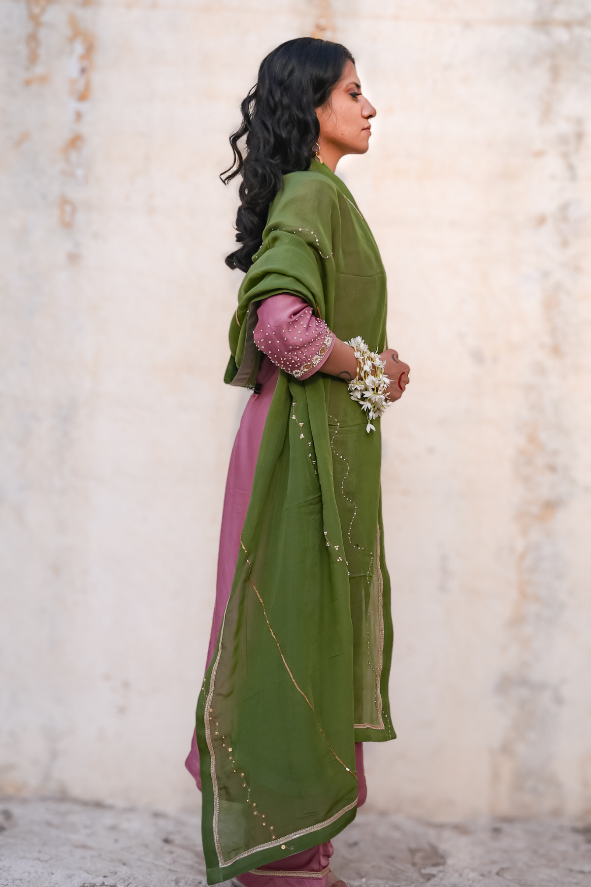 Radha Kurta Set - Pink
