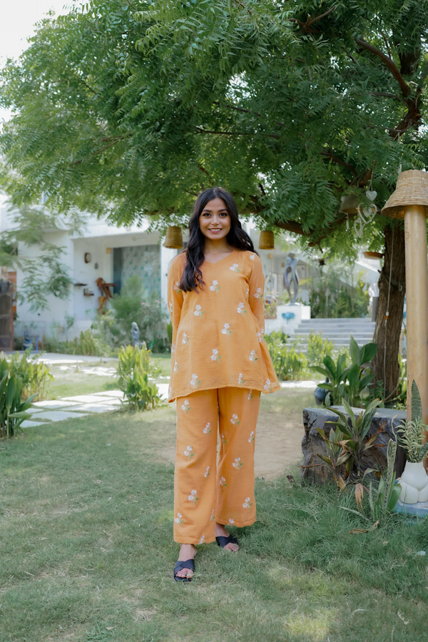DAISY CO-ORD SET - PEACH