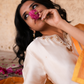 Radha Kurta Set - Off White