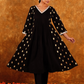 CHAMKEELI KURTI SET - BLACK