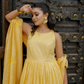 DAHLIA ANARKALI SET - ORANGE
