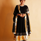 CHAMKEELI ANARKALI SET - BLACK