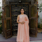 DAHLIA ANARKALI SET - PEACH