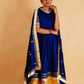 CHAMKEELI ANARKALI SET - BLUE