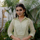 DAHLIA KURTI SET - GREEN