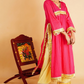 RANGOLI GULZAR KURTA SET - PINK