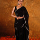 BAHAR BOOTI SAREE - BLACK