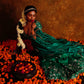 BAHAR LEHENGA SET - GREEN