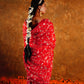 BAHAR JAAL SAREE - RED