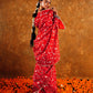 BAHAR JAAL SAREE - RED