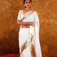 CHAMKEELI SAREE - OFF WHITE