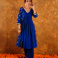 CHAMKEELI KURTI SET - BLUE