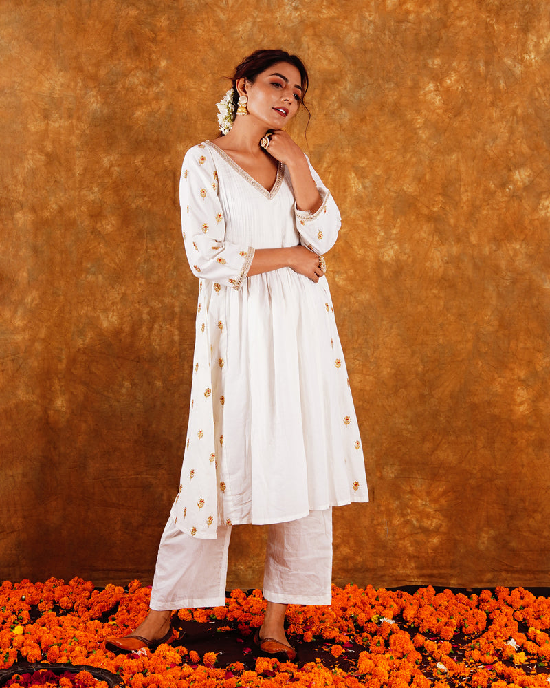 CHAMKEELI KURTI SET