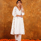 CHAMKEELI KURTI SET - OFF WHITE
