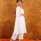 CHAMKEELI KURTI SET - OFF WHITE