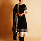 CHAMKEELI ANARKALI SET - BLACK