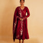 MOR ANARKALI SET - RED
