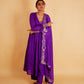 MOR ANARKALI SET - PURPLE
