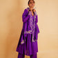 MOR ANARKALI SET - PURPLE