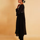TILAK KURTI SET - BLACK