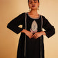 TILAK KURTI SET - BLACK