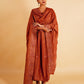 PHOOL KURTA SET - BROWN