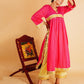 RANGOLI GULZAR KURTA SET - PINK