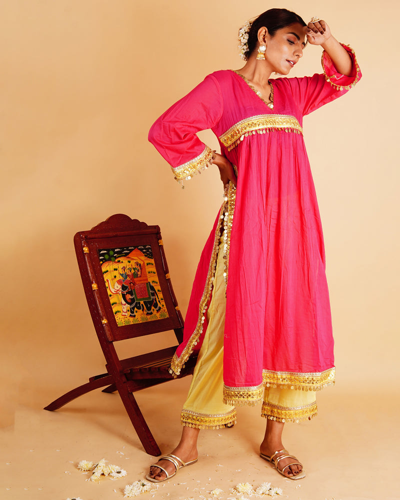 RANGOLI GULZAR KURTA SET