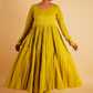 MOR ANARKALI SET - YELLOW