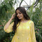 DAISY GEATHER KURTI SET - YELLOW