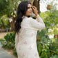 DAISY CO-ORD SET - - OFF WHITE