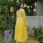 DAISY ANARKALI SET - YELLOW
