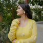 DAISY ANARKALI SET - YELLOW