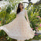DAISY ANARKALI SET - OFF WHITE