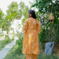 DAISY GEATHER KURTI SET - PEACH