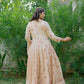 ROSE ANARKALI SET - PEACH