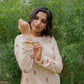 ROSE STRAIGHT KURTI SET - PINK
