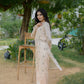 ROSE STRAIGHT KURTI SET - PEACH