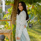 ROSE STRAIGHT KURTI SET - BLUE
