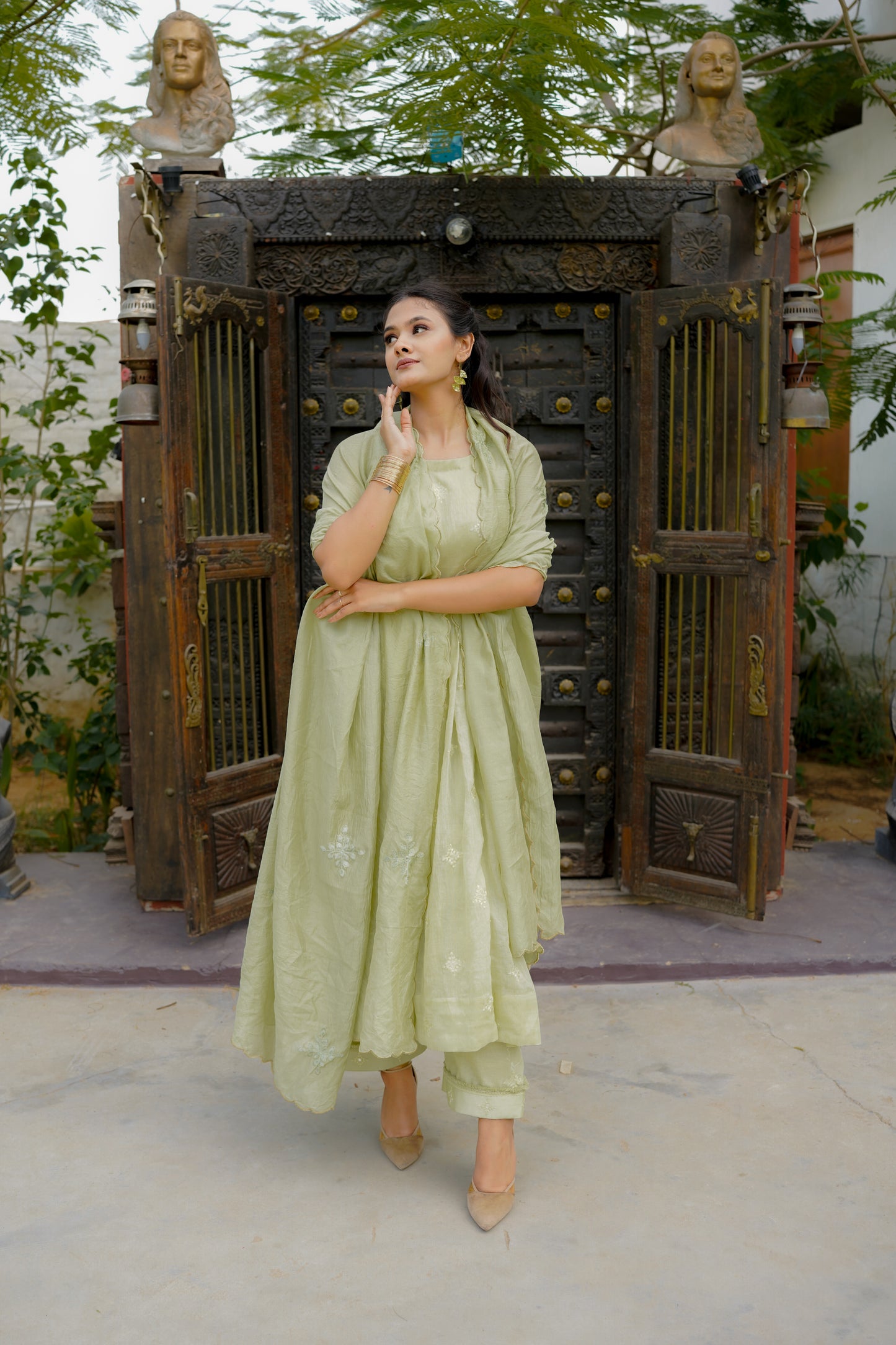 DAHLIA ANARKALI SET - ELAICHI