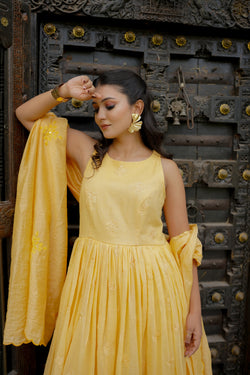 DAHLIA ANARKALI SET