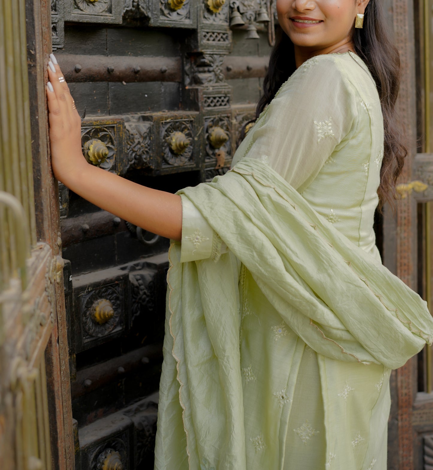DAHLIA STRAIGHT KURTI SET - ELAICHI