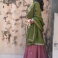 Radha Anarkali Set - Pink